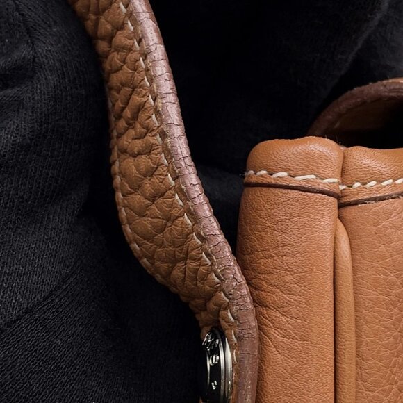 HERMES Christine Taurillon Clemence Cognac - Picture 9 of 15